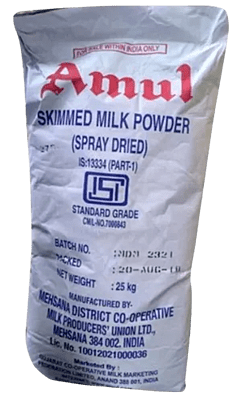 Standard Grade - Skimmed Milk Powder - Amul - 25Kg