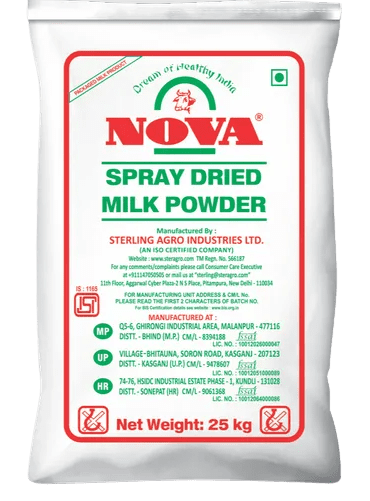 Nova - Whole Milk Powder - 25Kg Nova - Whole Milk Powder - 25Kg